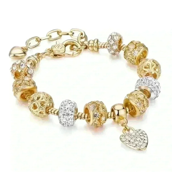 Goldie Heart Charm Bracelet - Picture 6 of 6